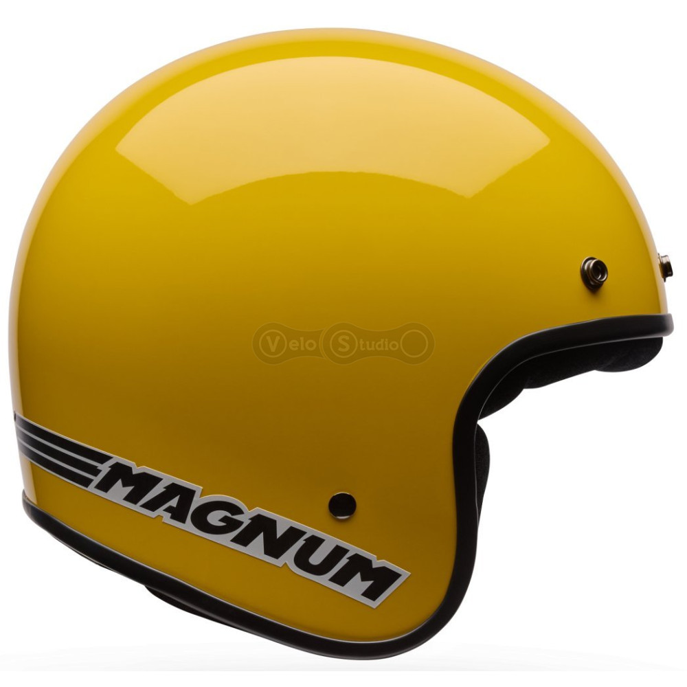 Ретро мотошлем BELL MAGNUM Helmet - SOLID [Yellow], M