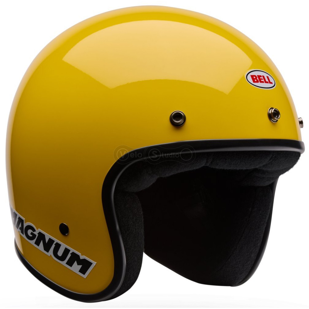 Ретро мотошлем BELL MAGNUM Helmet - SOLID [Yellow], M