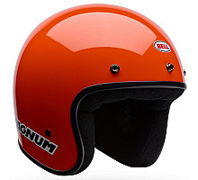 Ретро мотошолом BELL MAGNUM Helmet - SOLID [Orange], M