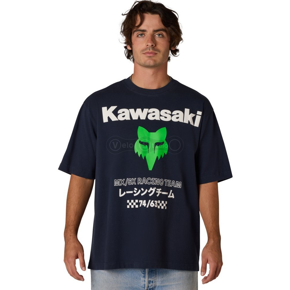 Футболка FOX Short Sleeve Tee - KAWI® [Midnight], M