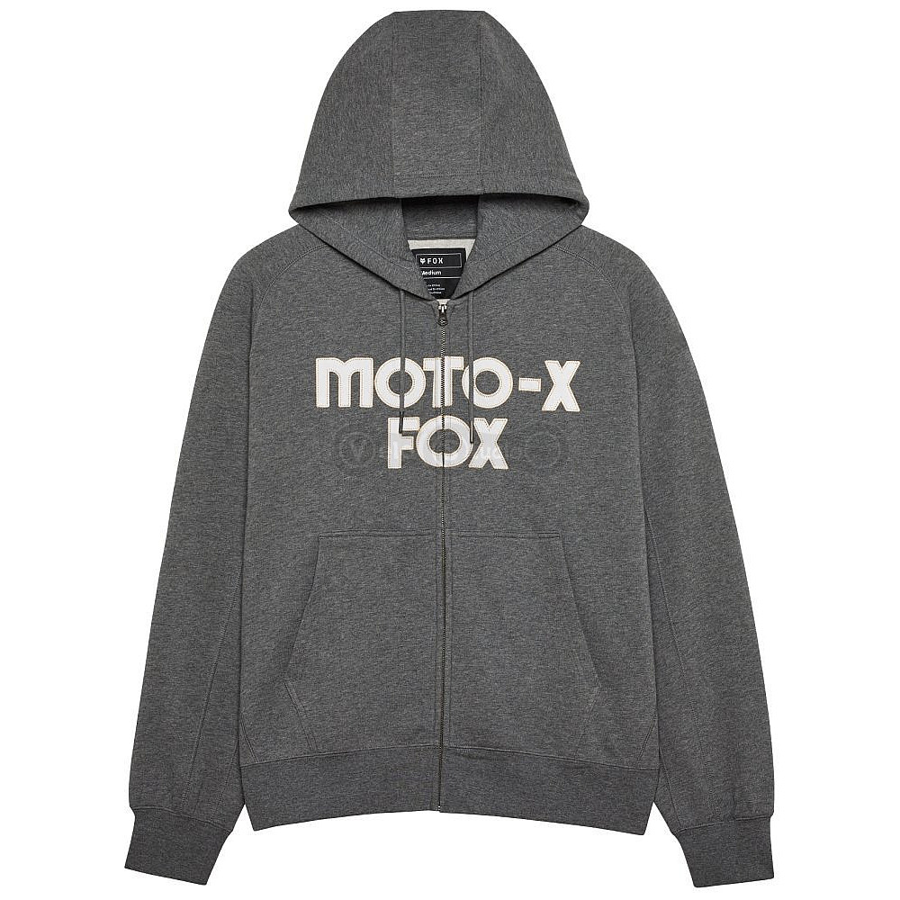 Толстовка FOX Oversize Zip Hoodie - MOTO-X [Graphite], M
