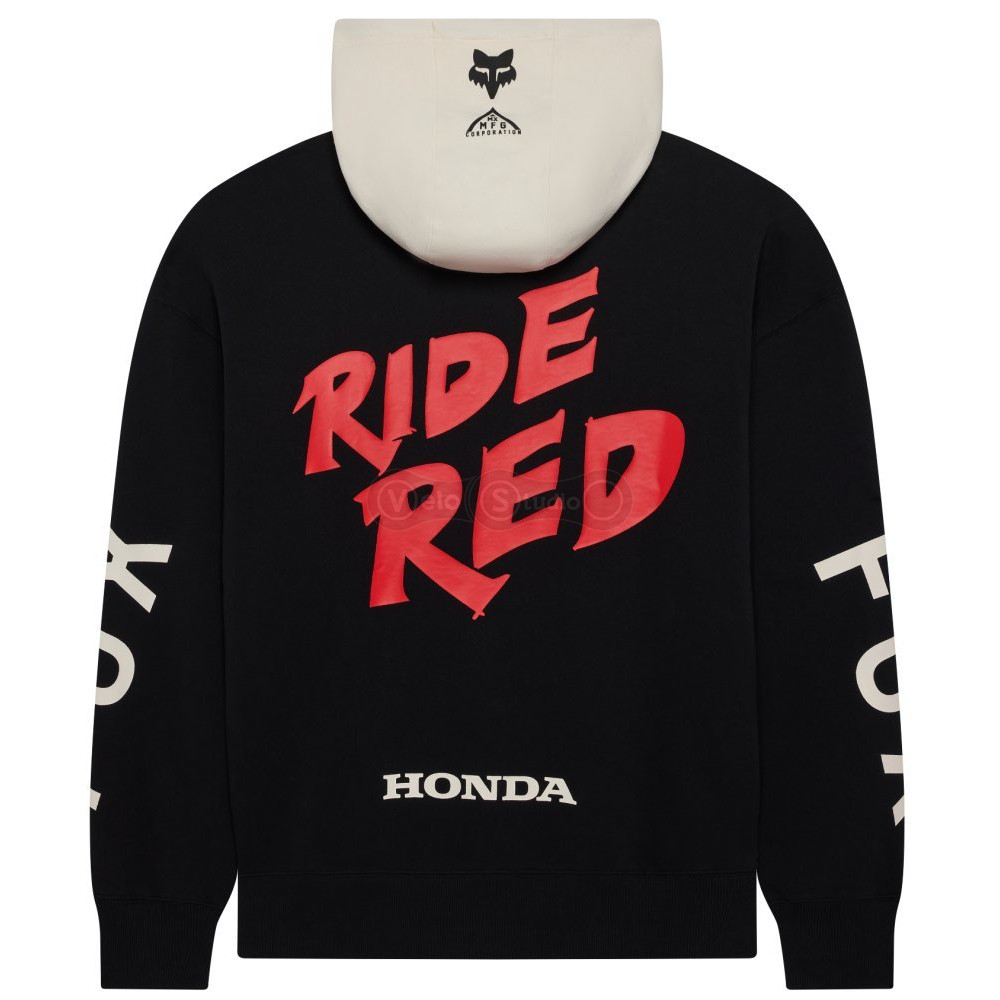 Толстовка FOX Hoodie - HONDA [Black1], M
