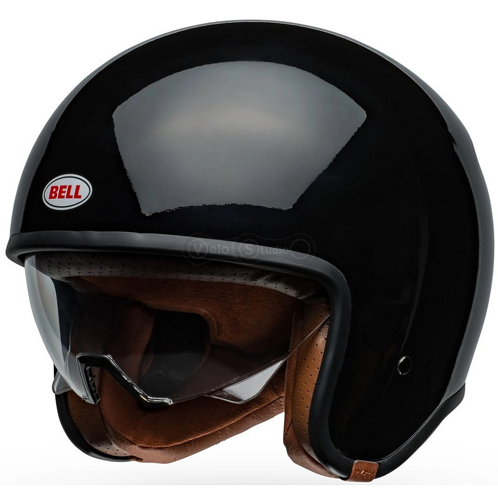Ретро мотошлем BELL TX-501 Helmet - SOLID [Black], M