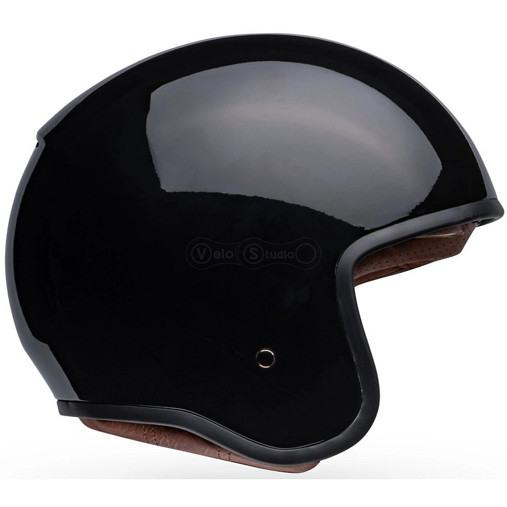 Ретро мотошлем BELL TX-501 Helmet - SOLID [Black], M