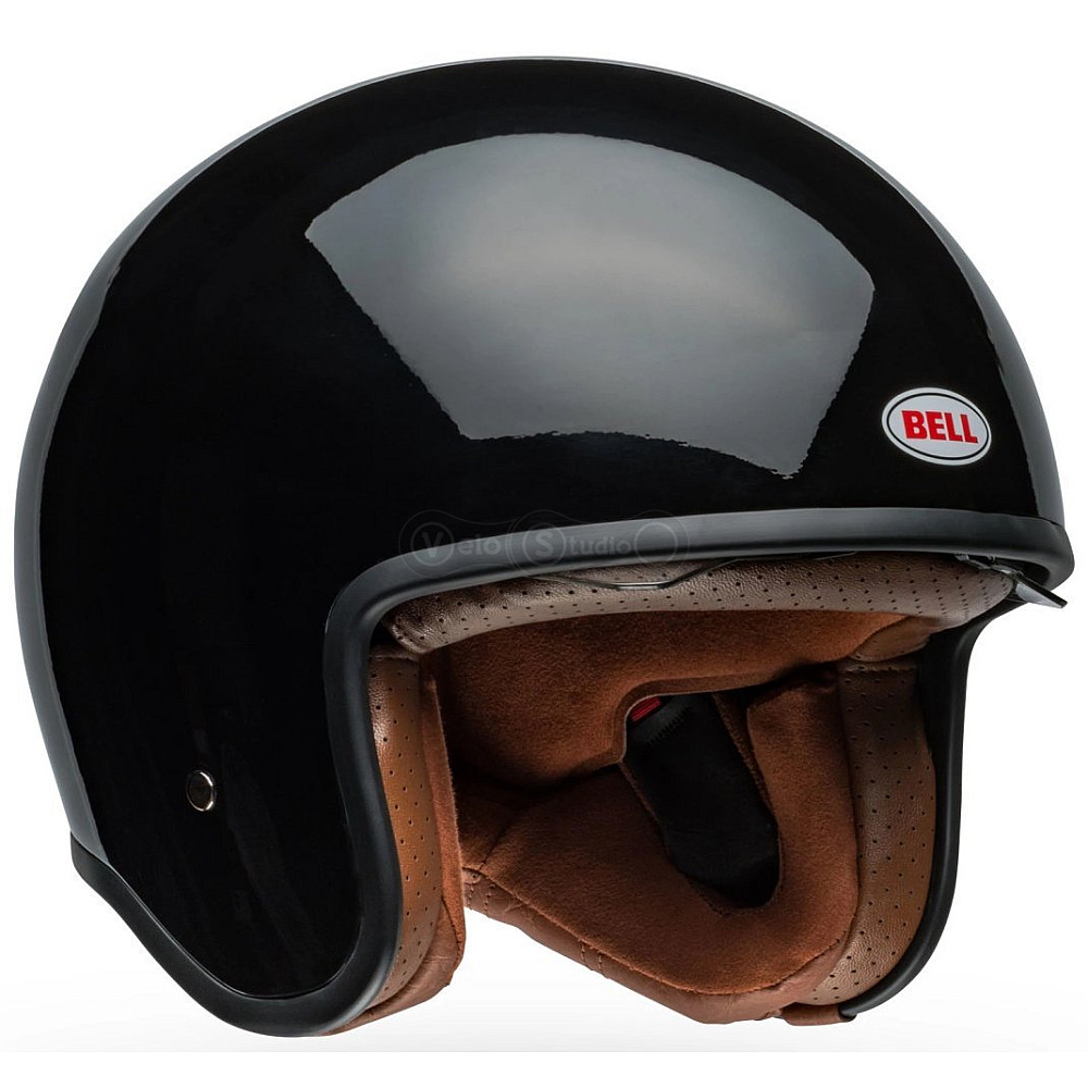 Ретро мотошлем BELL TX-501 Helmet - SOLID [Black], M