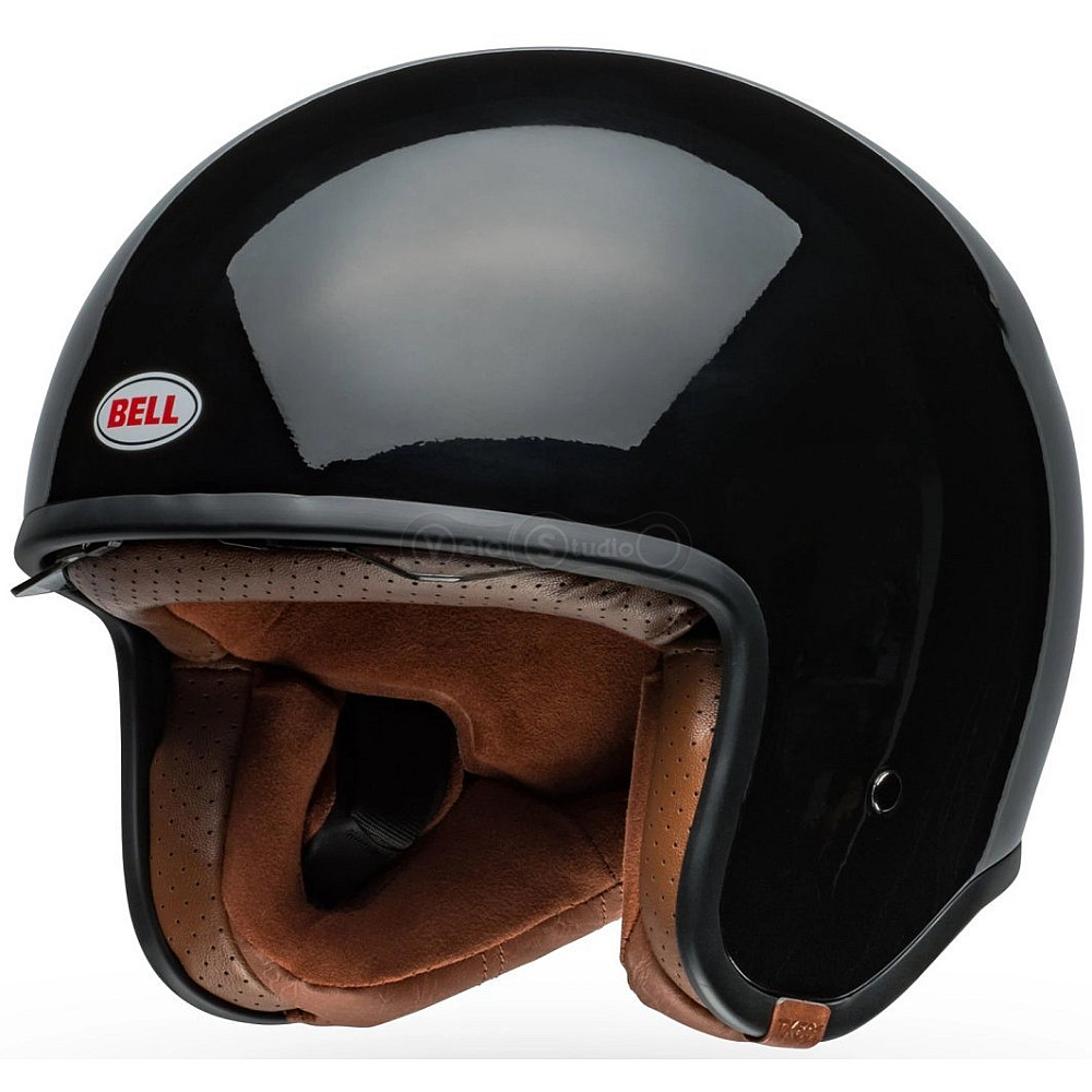 Ретро мотошлем BELL TX-501 Helmet - SOLID [Black], M
