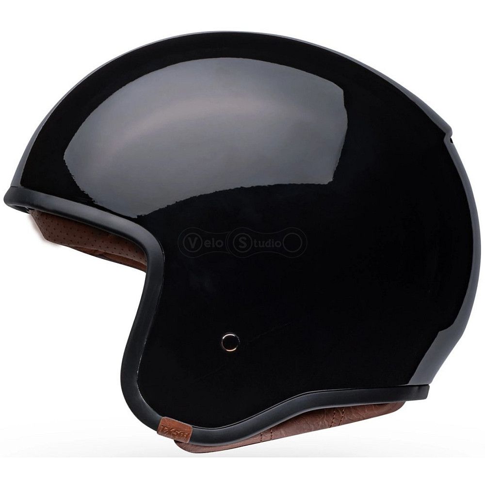 Ретро мотошлем BELL TX-501 Helmet - SOLID [Black], M