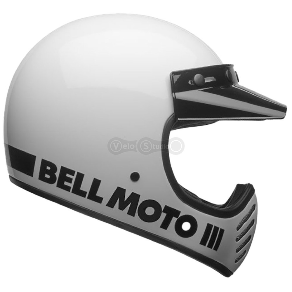 Ретро мотошлем BELL MOTO-3 Helmet [White], L