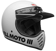 Ретро мотошлем BELL MOTO-3 Helmet [White], M