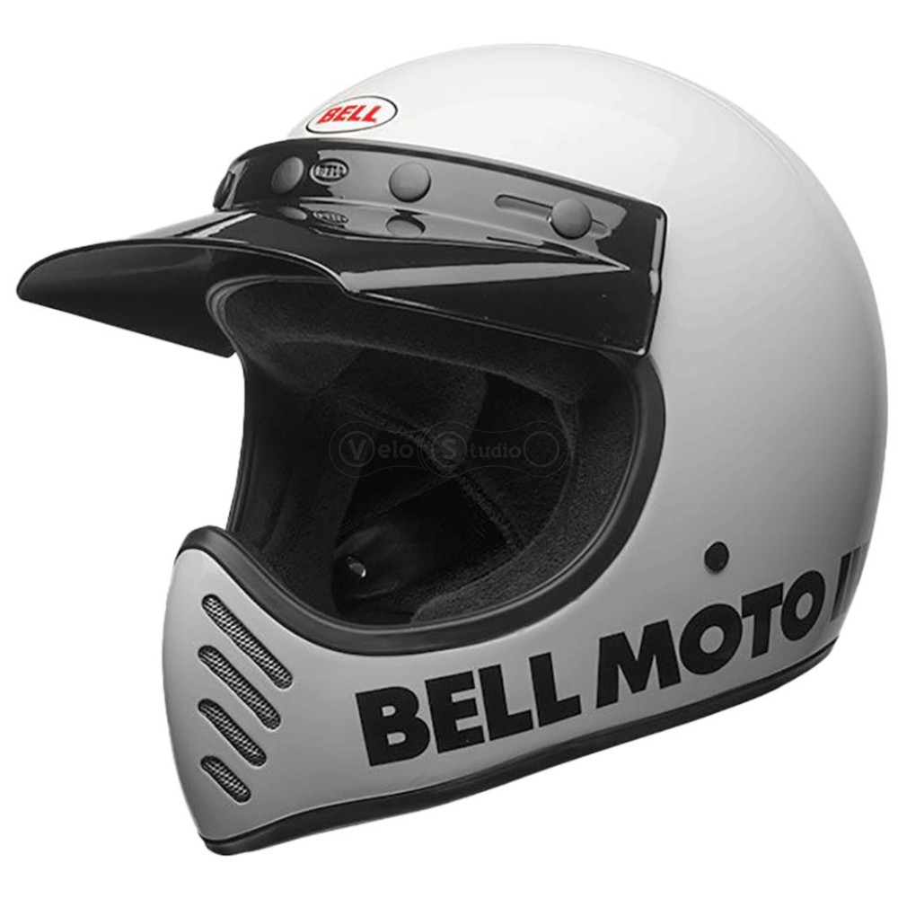 Ретро мотошлем BELL MOTO-3 Helmet [White], L
