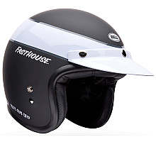 Ретро мотошолом BELL CUSTOM 500 Helmet - FASTHOUSE [Black], M