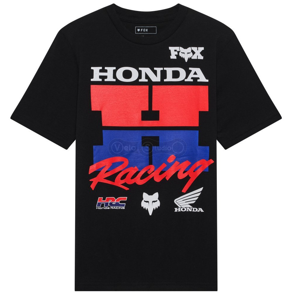 Детская футболка FOX Youth Short Sleeve Tee - HONDA® [Ultra Black], YL
