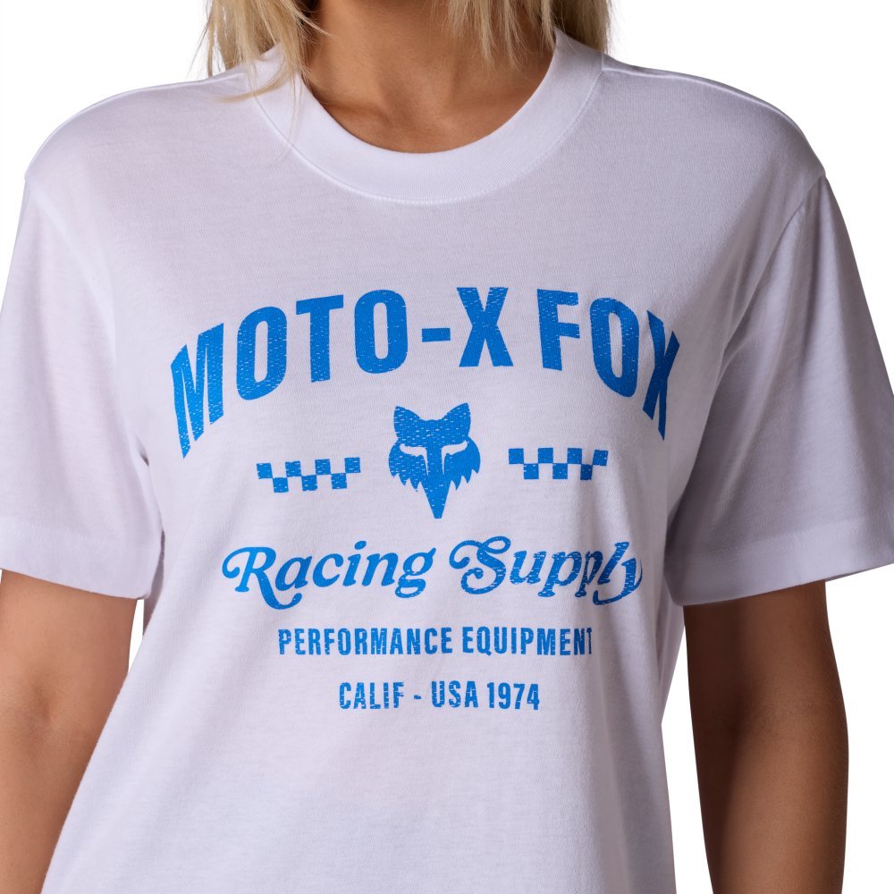 Женская футболка FOX Woman Short Sleeve Tee - SUPPLY [White], S