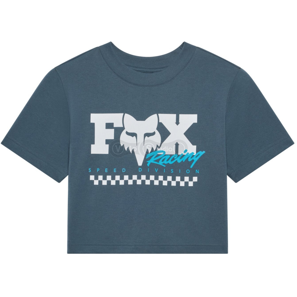 Футболка FOX Woman Short Sleeve Tee - CHECKER [Deep Cobalt], S