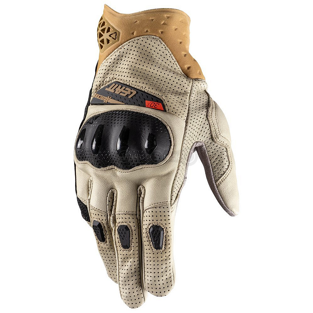 Кожаные мото перчатки LEATT 8.5 X-Flow Adventure Short Glove [Sand], M (9)
