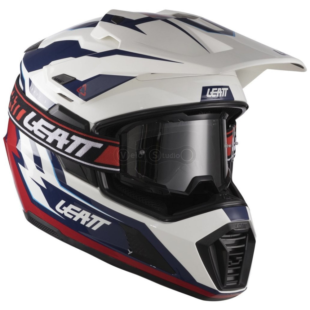 Мотошлем LEATT 7.5 Adventure Helmet + Goggle [Royal], M