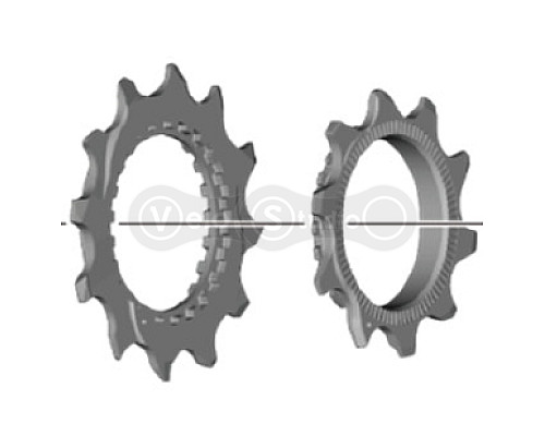 Блок зірок 10-12Т касет Shimano CS-M9100/M8100/M7100/M6100