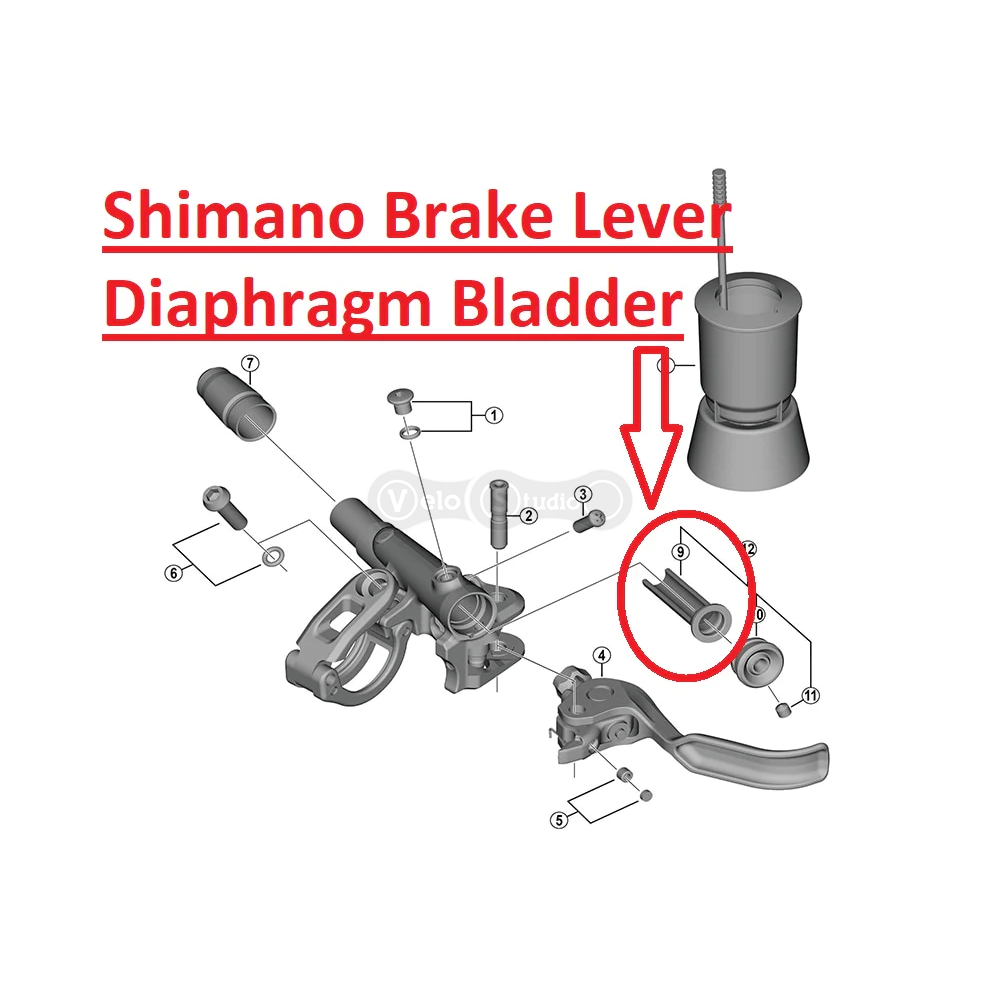Диафрагма тормозной ручки Shimano BL-M820