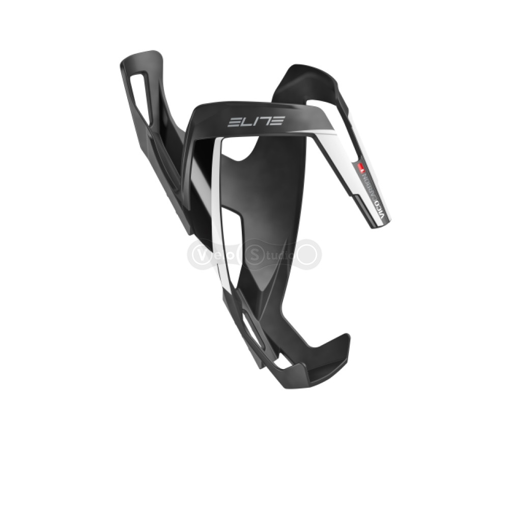 Флягодержатель ELITE VICO CARBON черный/белый матовый