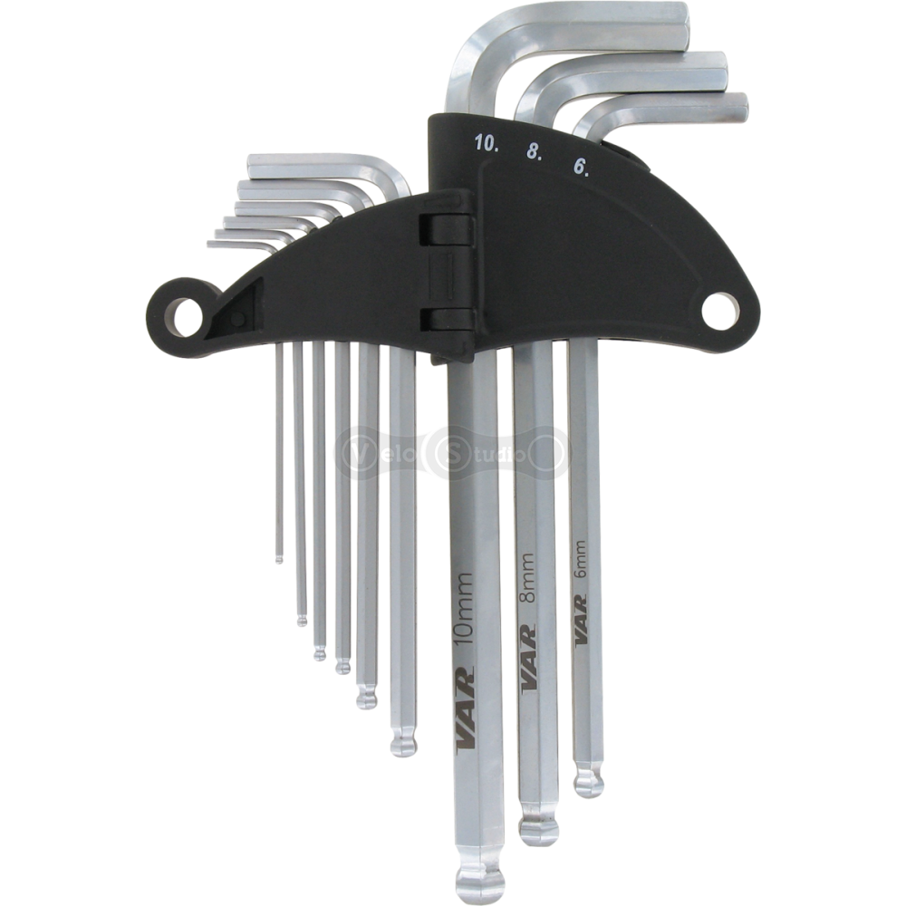 Шестигранники VAR CL-17800 1,5; 2; 2,5; 3; 4; 5; 6; 8 и 10 мм