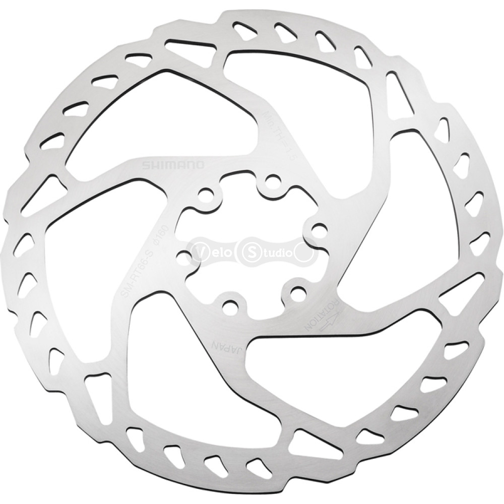 Ротор Shimano SM-RT66-M, 180 мм, монтаж 6 болтів