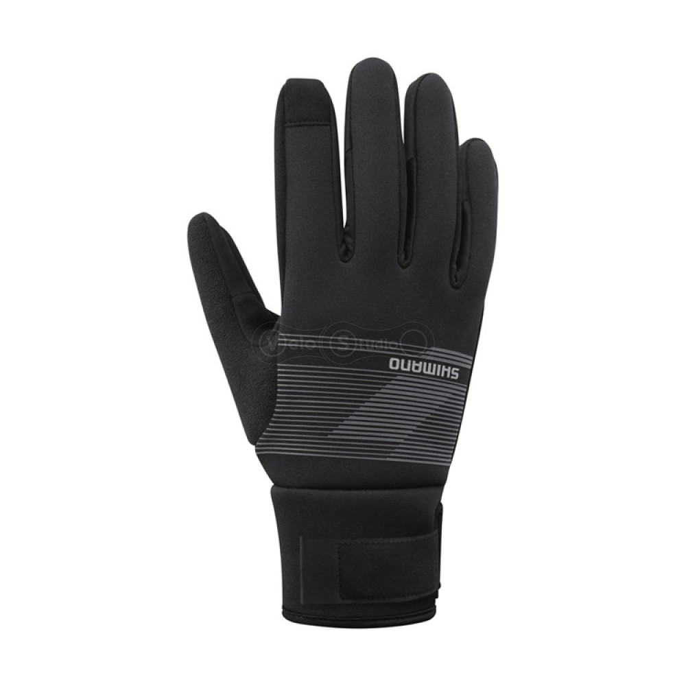 Перчатки Shimano WINDBREAK THERMAL, черно/серые, разм. M
