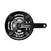 Шатуни Shimano FC-TY301, 170мм, 42x34x24, захист, чорні, OEM
