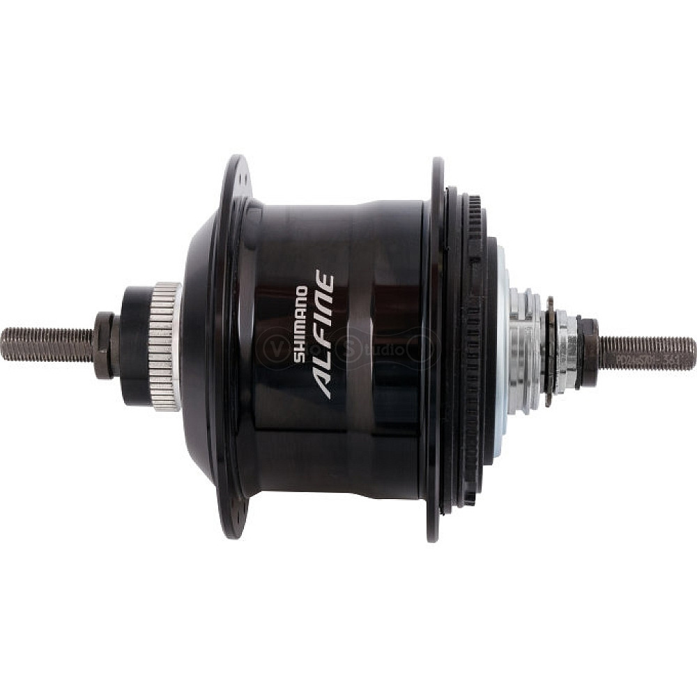 Втулка задня Shimano SG-S7001-11, ALFINE 11 швидкостей, 32отв, 135X187мм CENTER LOCK, чорна