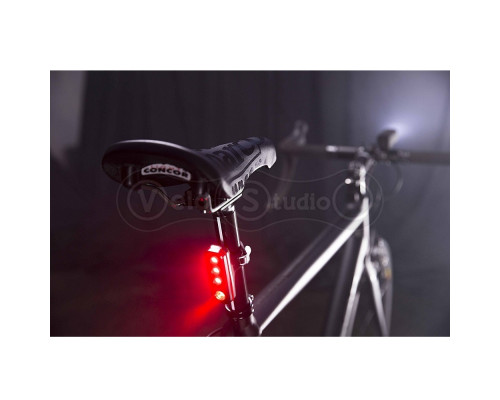 Мигалка задняя Knog Blinder Mob V The Face Black 44 Lumens