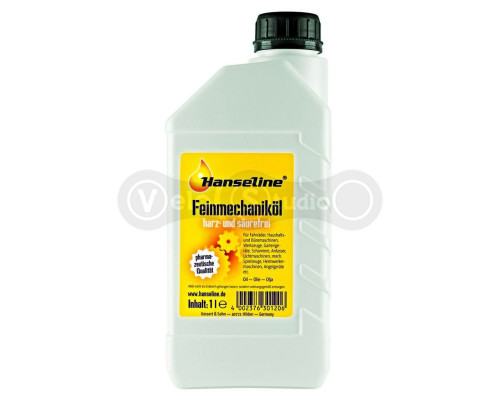 Смазка для рубашки, тросов, манеток, переключателей Hanseline Feinoil, 1л
