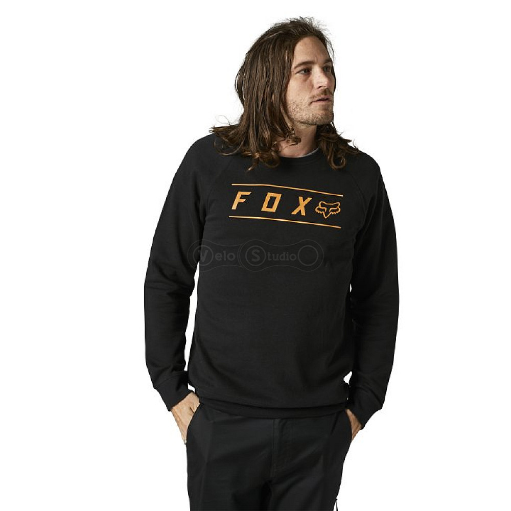 Толстовка FOX Pinnacle Crew Fleece Black розмір L