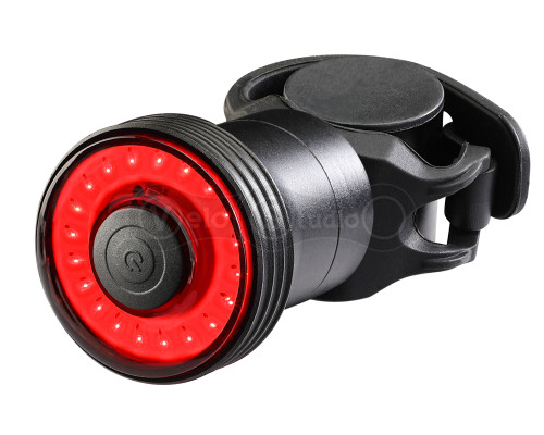 Мигалка задняя Green Cycle Round Dots, COB LED, 40 Люмен; 3 режима