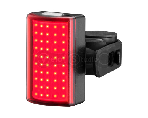 Мигалка задня Green Cycle Square, COB LED, 100 Люмен; 8 режимів