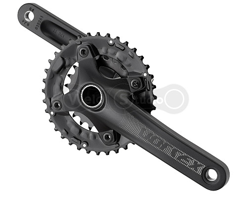 Шатуни PROWHEEL VORTEX-501-TT, (11S/10S/9S), 170mm, 36/26T black