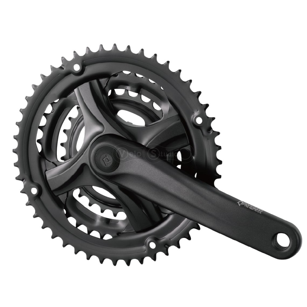Шатуны PROWHEEL TY-CM90, (8S / 7S), 170mm, 48/38/28T black