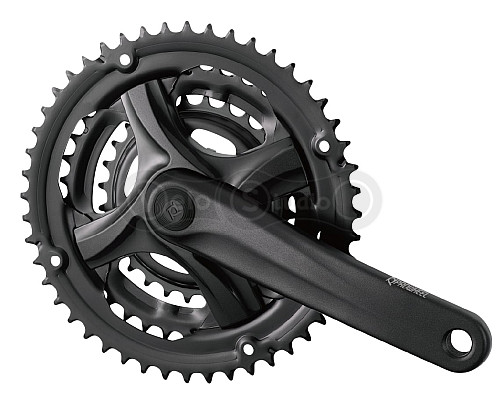 Шатуни PROWHEEL TY-CM90, (8S/7S), 170mm, 48/38/28T black