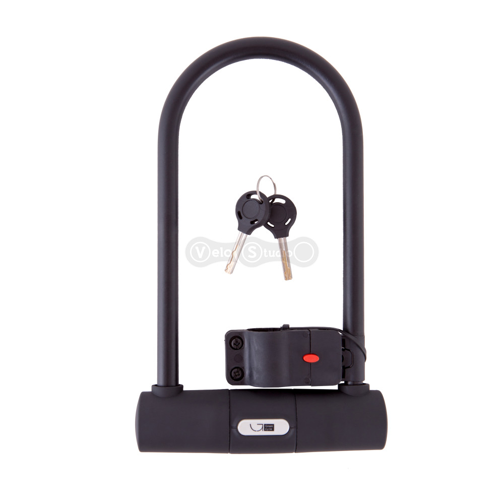 Замок Green Cycle U-lock на ключі GLK-468 115x230 чорний