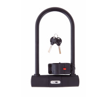 Замок Green Cycle U-lock на ключі GLK-468 115x230 чорний
