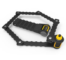 Замок складаний Onguard K9 Heavy Duty Combo, 88,5 см, кодовий на 4 цифри. Прогумована коробка-тримач на раму