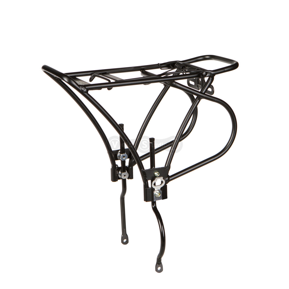 Багажник Green Cycle GCR-431 26-28" алюминиевый, под дисковый тормоз, черный