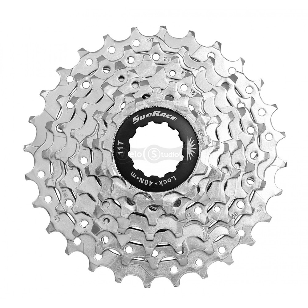 Касета SUN RACE M63 MTB 7 швидкостей 11-28T Nickel