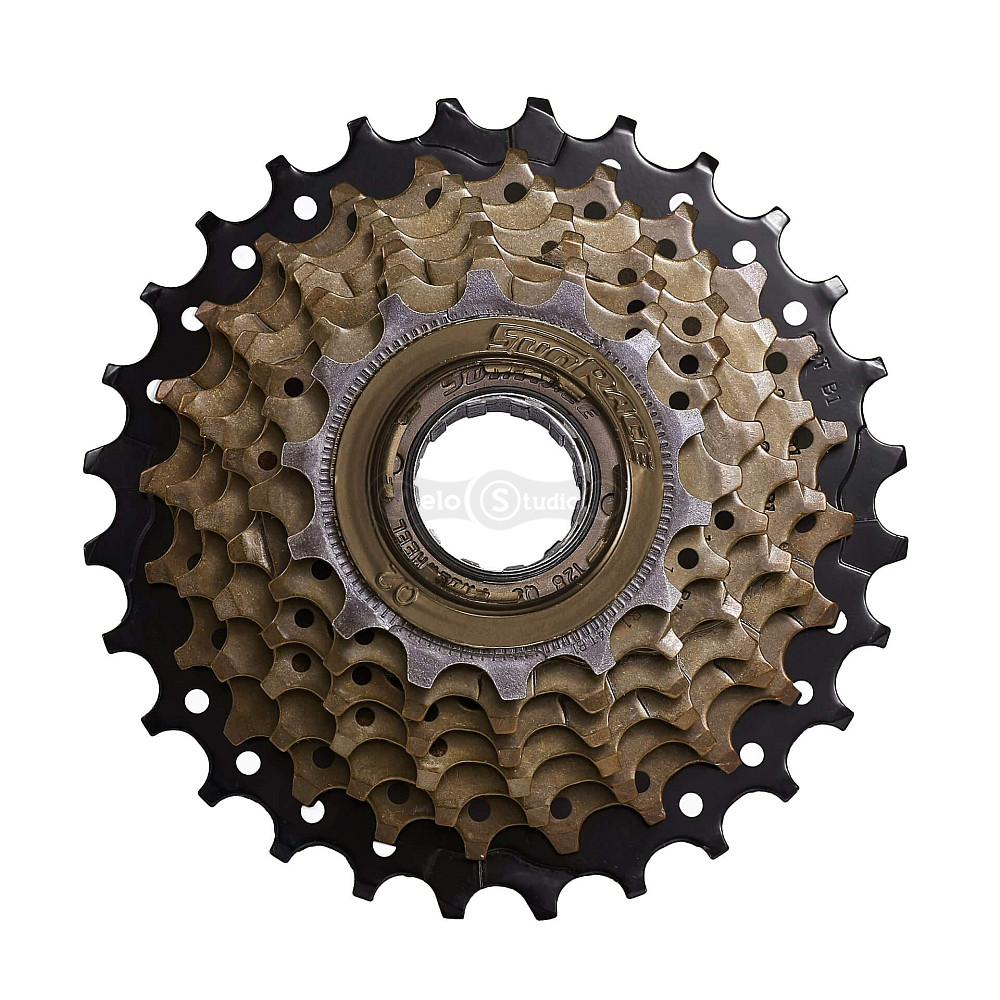 Тріскачка SUN RACE M2A 6 швидкостей 14-28T Brown+Black