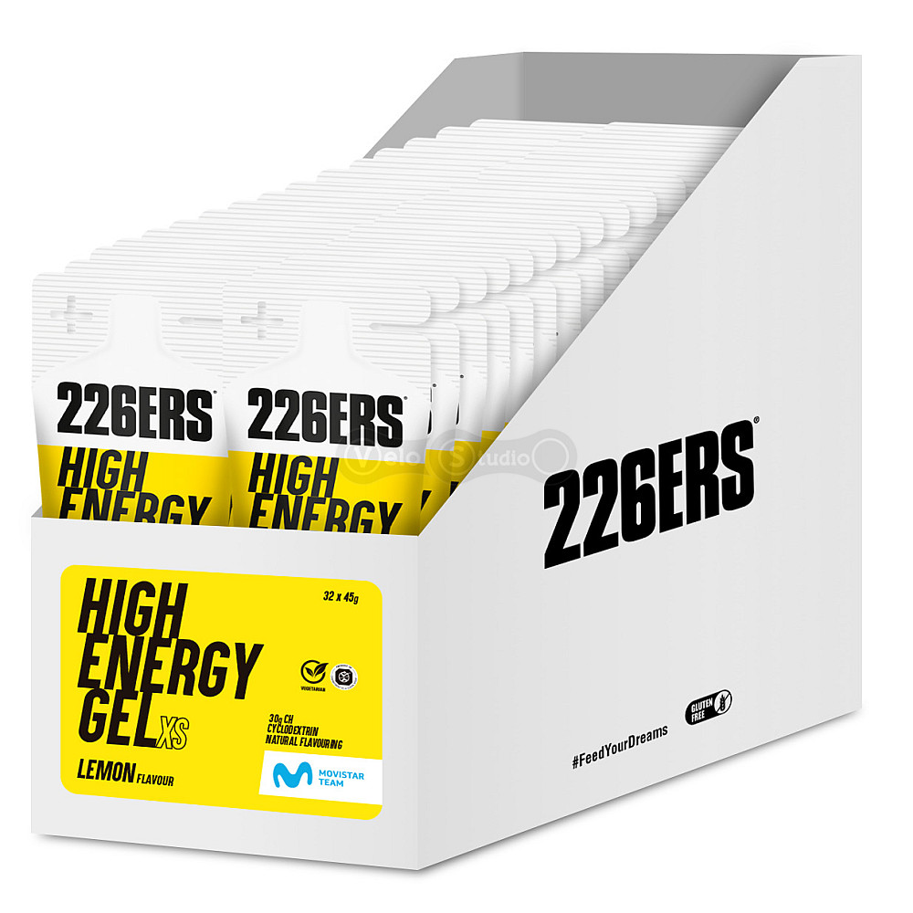Гель 226ERS High Energy XS 30г углеводов лимон 45г 32шт/упаковка