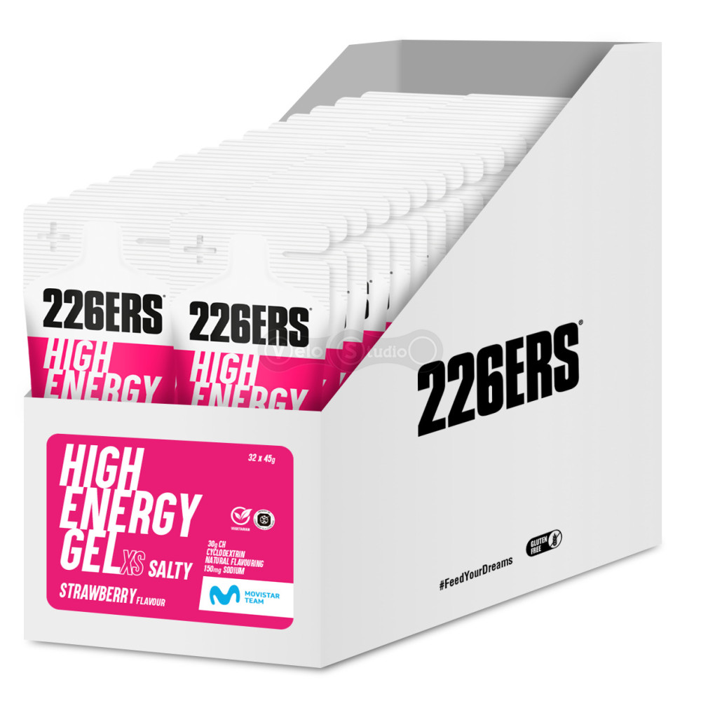 Гель 226ERS High Energy XS 30г вуглеводів солона полуниця 45г 32шт/упаковка
