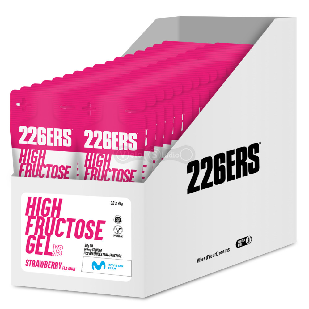 Гель 226ERS High Fructose XS 30г вуглеводів Полуниця 44г 32шт/упаковка