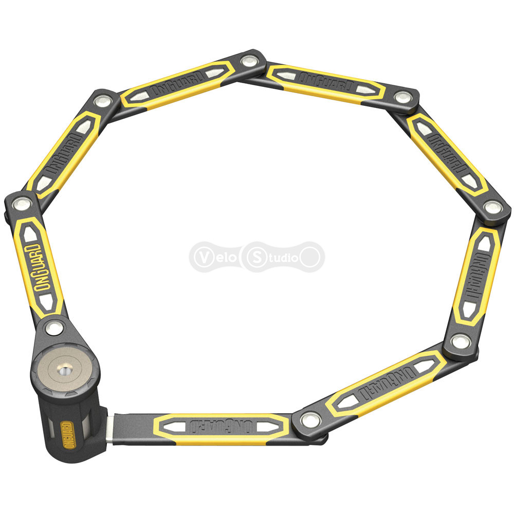 Замок складаний Onguard K9 Heavy Duty, 112см, 4 ключі з підсвічуванням