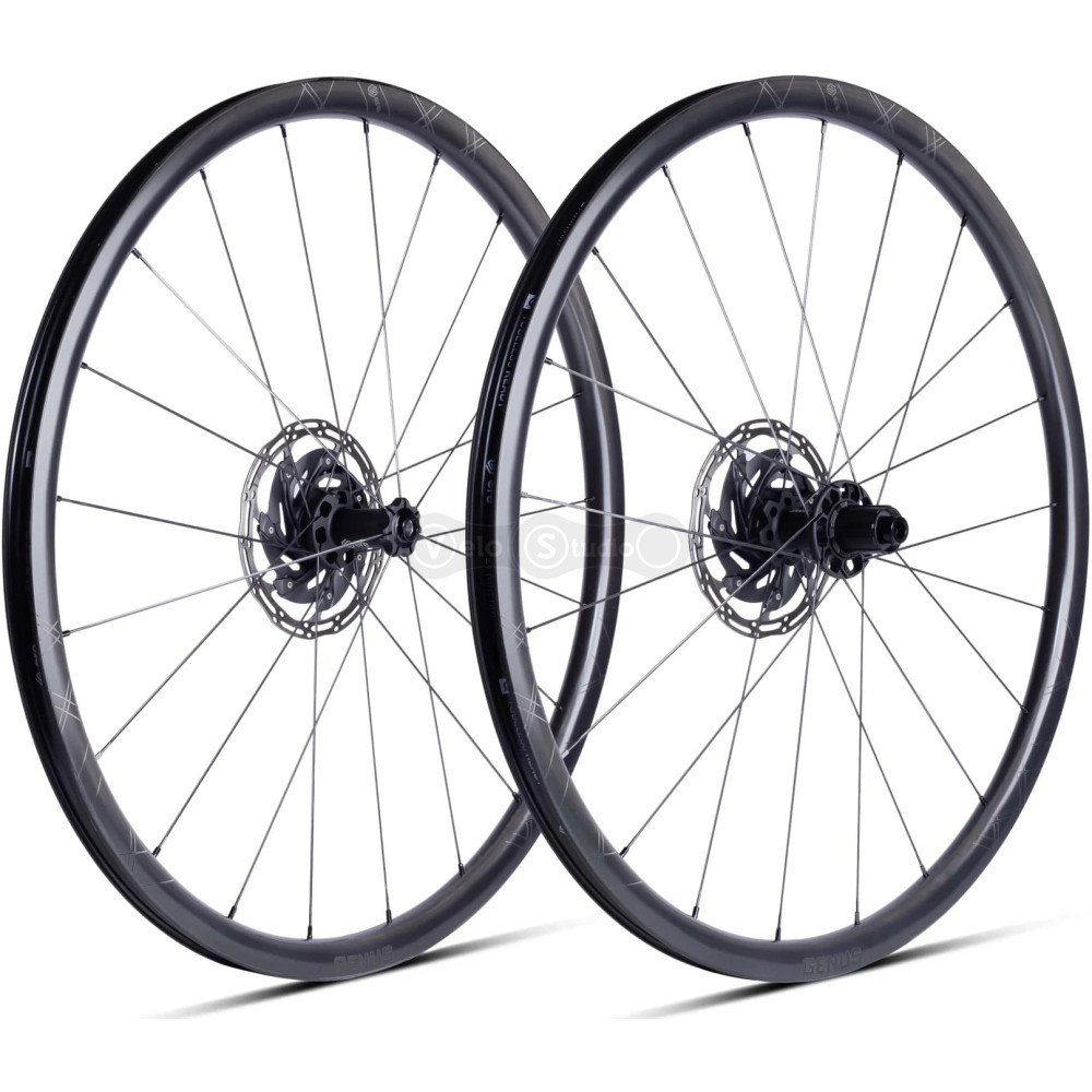 Комплект колес ERE GENUS II SL30 CARBON, Road 28, 100x12/142x12, CL, HG11, tubeless