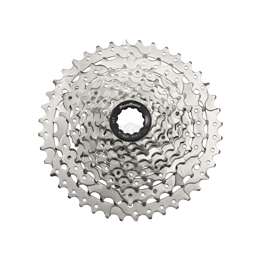 Касета SUN RACE MTB M990 9 швидкостей 11-40Т алюмінієвий павук