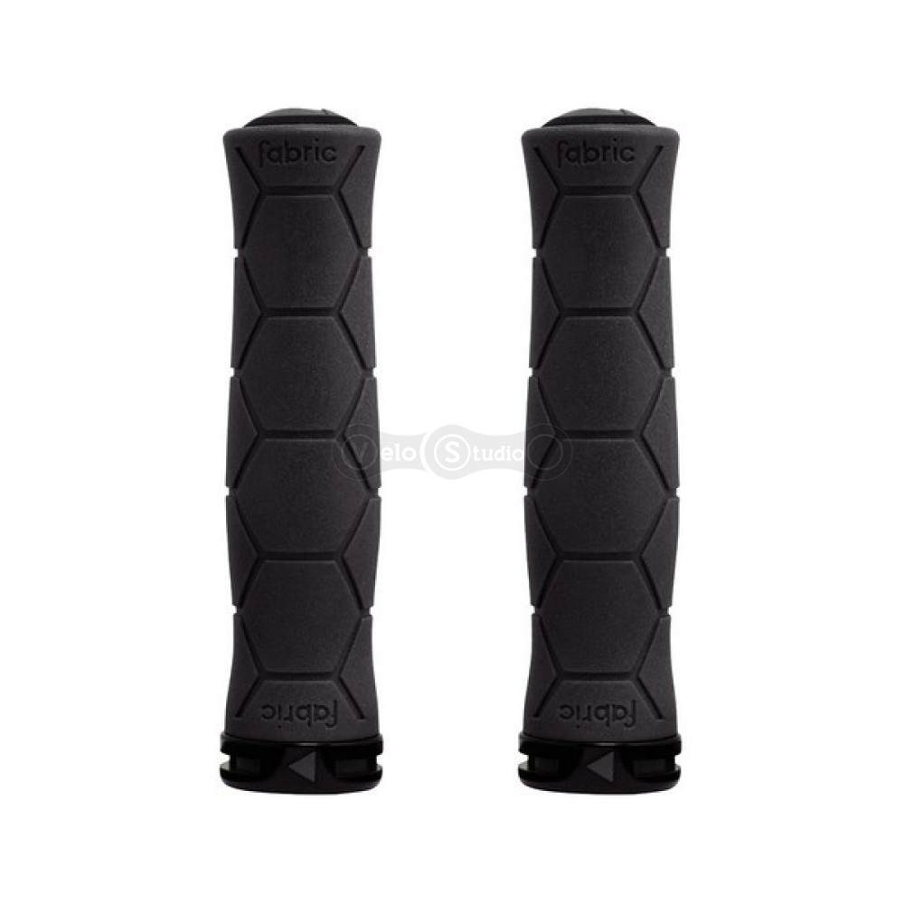 Грипси Fabric SEMI ERGO GRIP 135мм, алюмінієвий замок, чорні