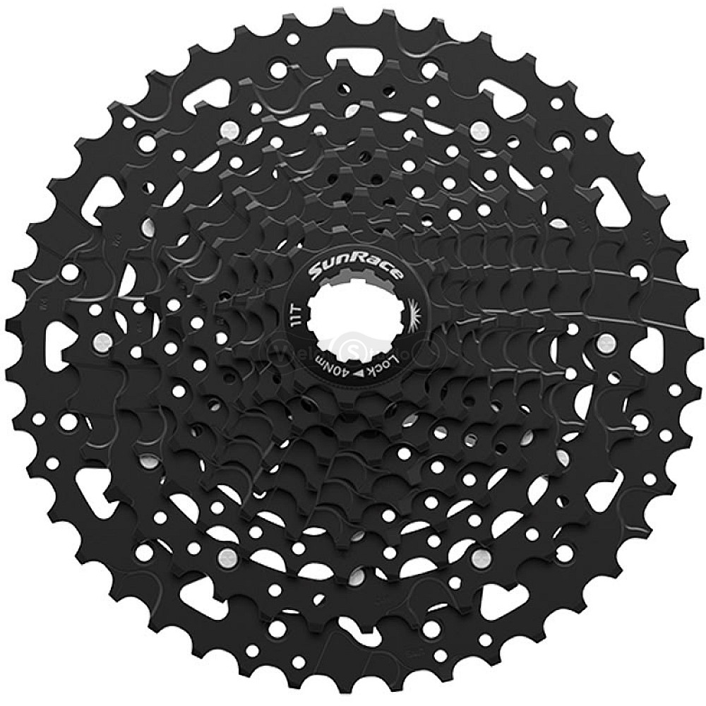 Кассета SUN RACE US400 11-43T 10 скоростей, черная
